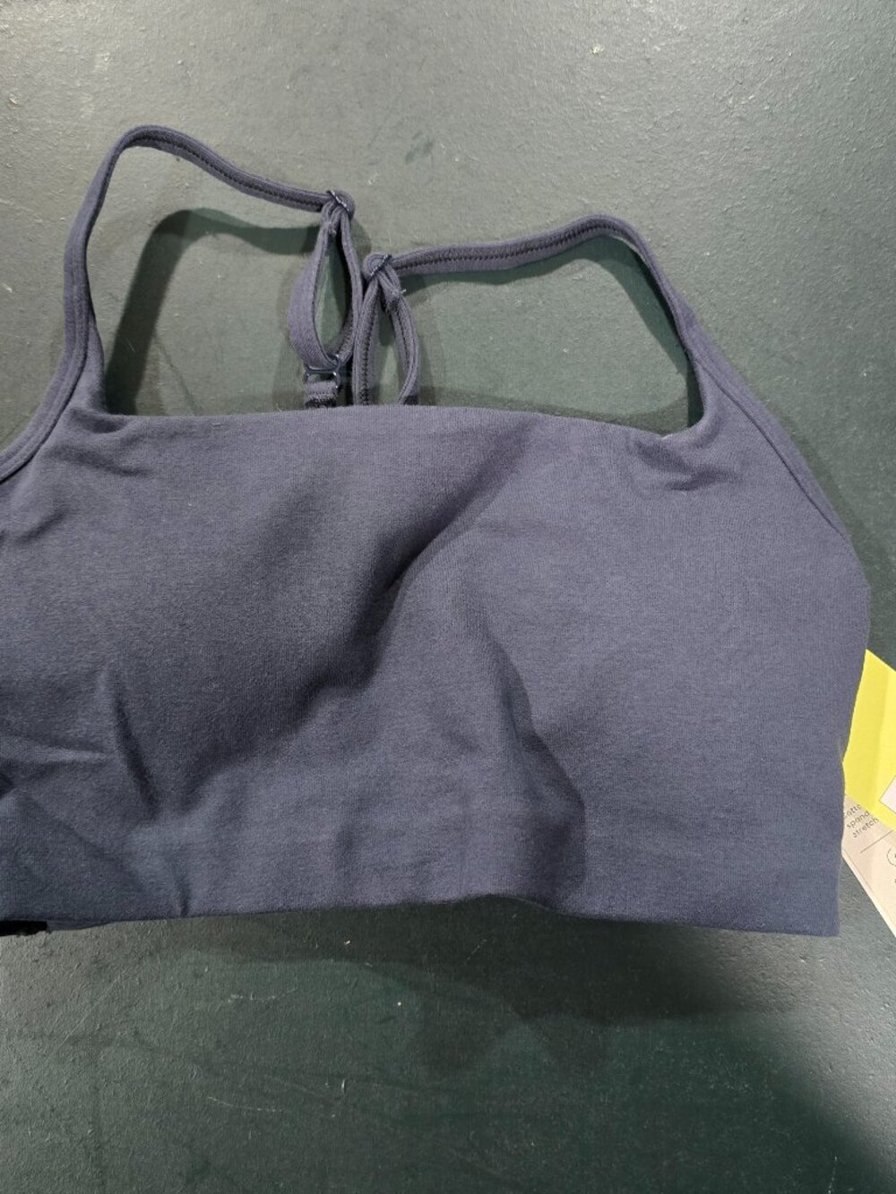 Women's Cotton Balance Light Support Sport Bra Blue Small